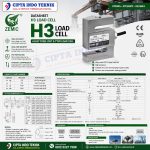 LOAD CELL S TYPE H3 – C3 / TENSION 25 Kg