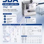 LOAD CELL S TYPE SBA MERK CAS 500 Kg