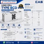 LOAD CELL  BCD 300 KG  MERK CAS