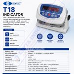 SONIC  – INDIKATOR TIMBANGAN T 18