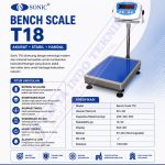 TIMBANGAN DUDUK – BENCH SCALE SONIC T18