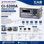 INDIKATOR TIMBANGAN MERK CAS – CI – 5200 A