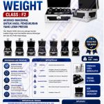 ANAK TIMBANGAN 1 Mg – 20 Kg F2 STAINLESS STEEL